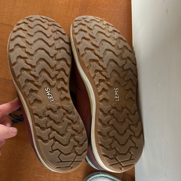 LEMS Women's Sneakers - Burgundy and Gold - Picture 5 of 5